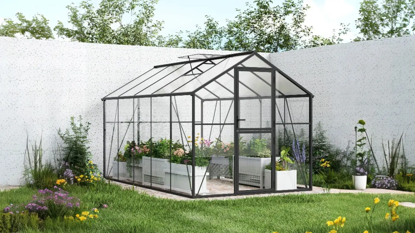Grande serre de jardin 25 m² et plus