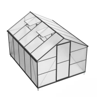 Serre Essential Noire 302 cm – Polycarbonate