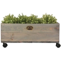 Bac à plantes sur roulettes M