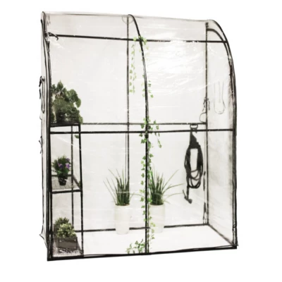 Serre murale en plastique 215 x 100 x 200 cm Serre murale en plastique 215 x 100 x 200 cm