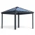 Pavillon Dallas 4,2 x 4,2 m – Gris anthracite