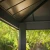 Pavillon Dallas 4,2 x 4,2 m – Gris anthracite