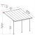 Pergola Feria 4 x 4,2 m – Blanc