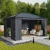 Ensemble rideaux lot de 4 pour Dallas 4,2 x 6 m