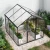 Serre Premium Noire 232 cm – Verre/Polycarbonate
