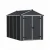 Abri de jardin Rubicon 5,6 m² – Gris foncé