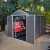 Abri de jardin Rubicon 5,6 m² – Gris foncé