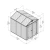 Abri de jardin SKYLIGHT 4,2 m² – Gris minuit