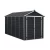 Abri de jardin SKYLIGHT 7,0 m² – Gris minuit