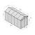 Abri de jardin SKYLIGHT 7,0 m² – Gris minuit